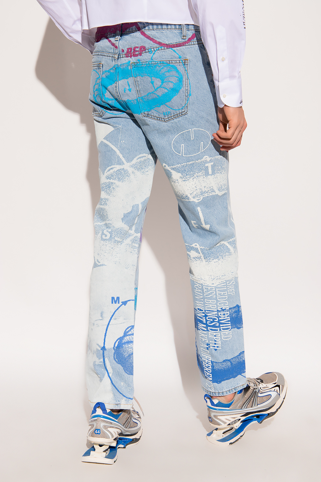 Printed jeans MSFTSrep - SchaferandweinerShops Luxembourg - Ambrose Stretch  Jeans Homme